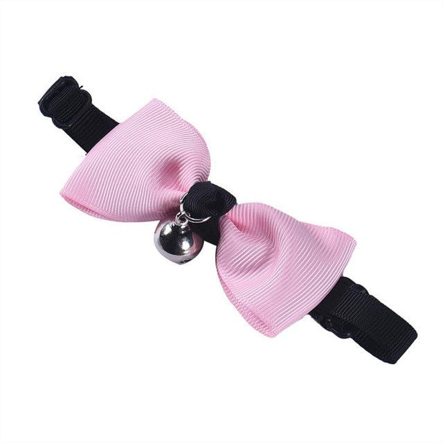 Adjustable Bow Tie Collar with Bell